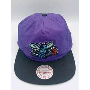 Mitchell & Ness Charlotte Hornets Hardwood Classics Nylon Flex Fit Hat Cap